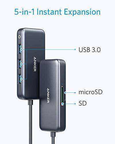 Anker USB C Hub 5 in 1 USB C Adapter SD and microSD Card Reader 2 USB 3.0 Ports 7deximpo_anker_bangladesh_Acefast_bangladesh